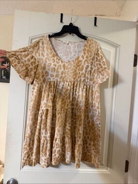 BiBi cheetah print dress